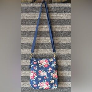 Cath Kidston Navy Floral Crossbody Bag